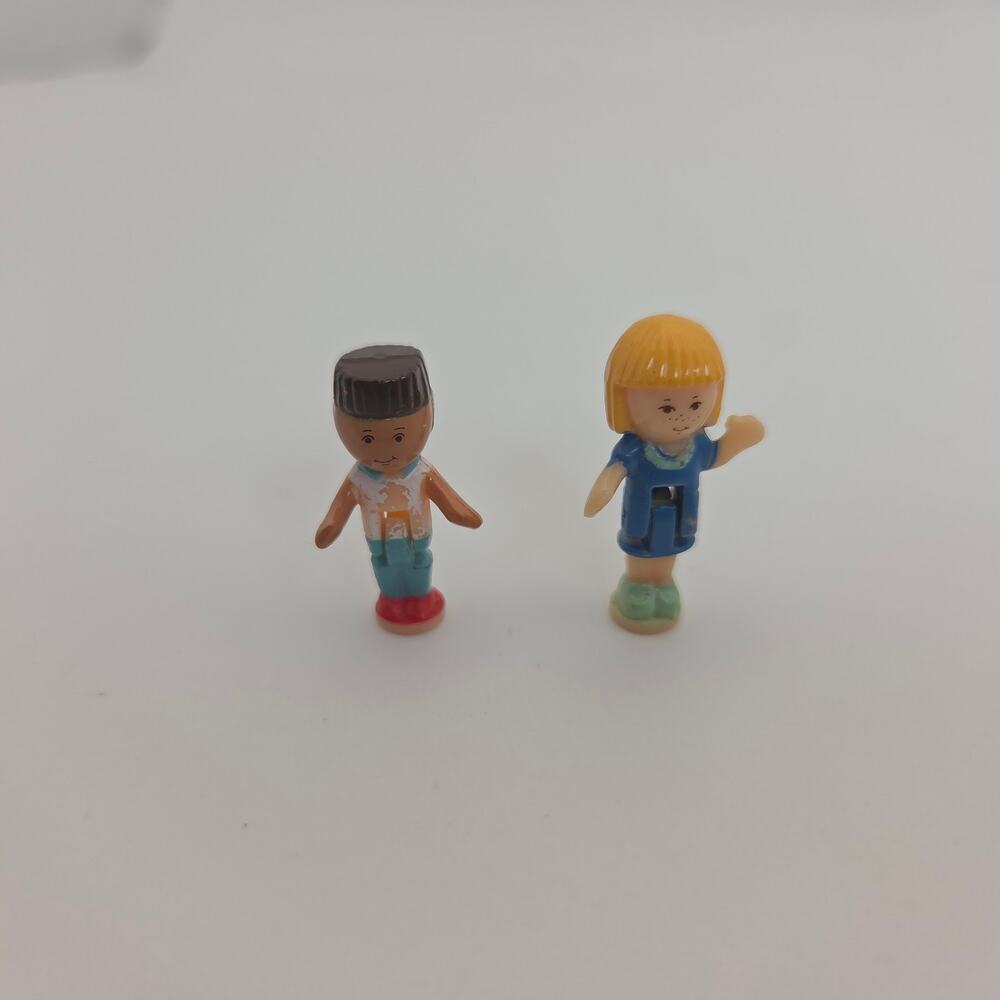 Vintage 1992 Polly Pocket Bluebird School Stamper Replacement Figures